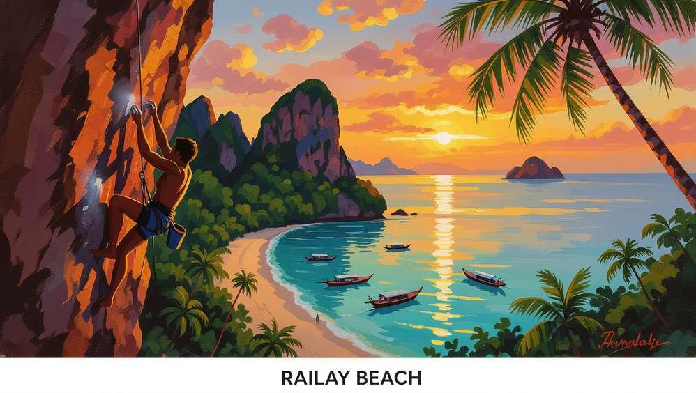 Thailand Itinerary that includes Rock Climbing at Railay Thailand Itinerary that includes Rock Climbing at Railay