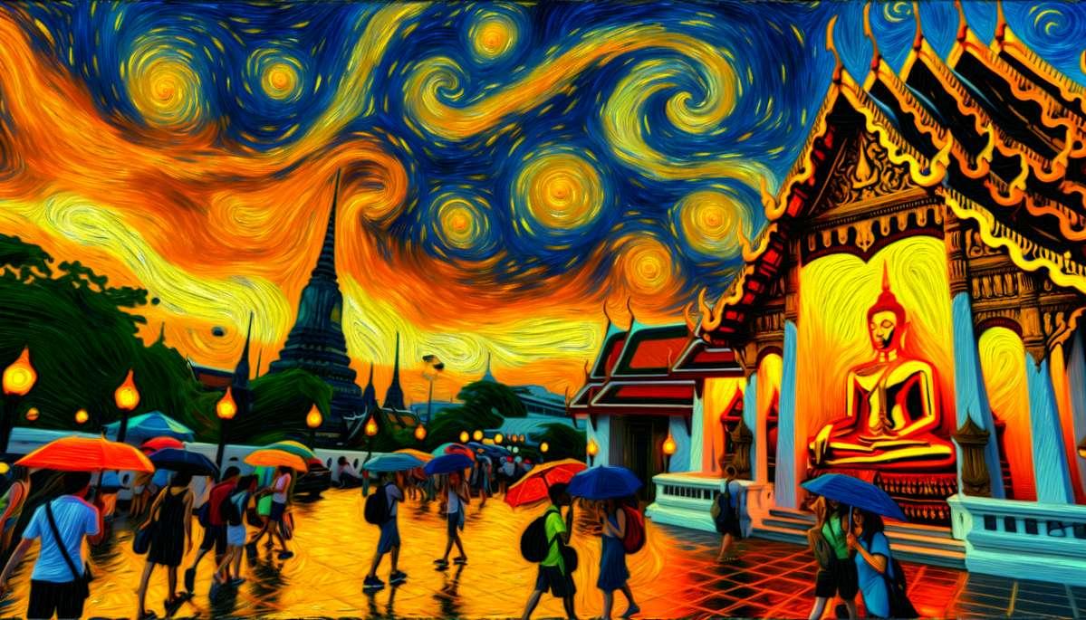 Weather at Wat Pho (Temple of the Reclining Buddha) Weather at Wat Pho (Temple of the Reclining Buddha)